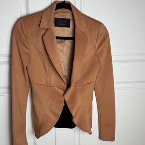 Betty Blue Chic Tan Blazer with corset for Women